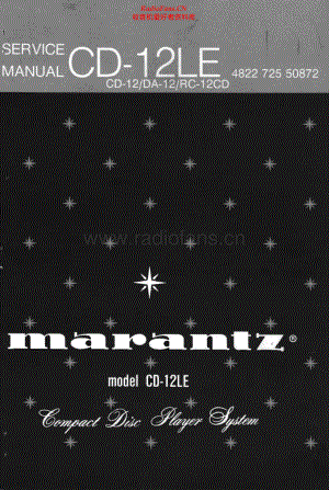 Marantz-DA12-dac-sm 维修电路原理图.pdf