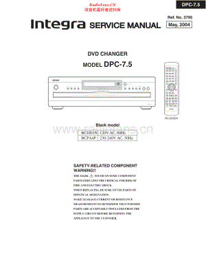 Integra-DPC7_5-cd-sm 维修电路原理图.pdf