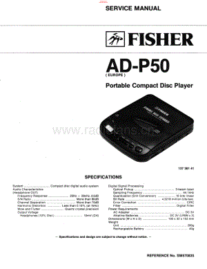 Fisher-ADP50-cd-sch维修电路原理图.pdf