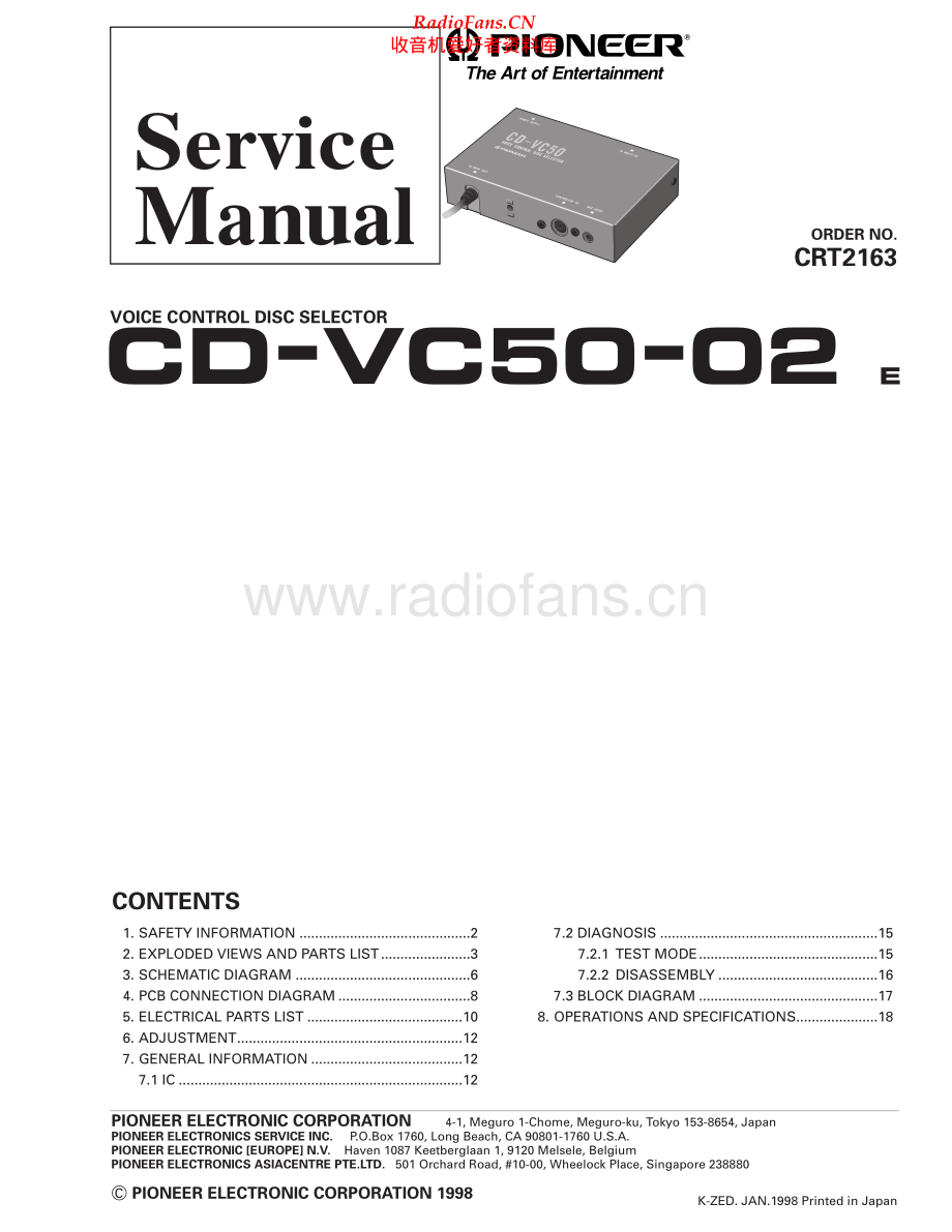 Pioneer-CDVC5002-vcds-sm 维修电路原理图.pdf_第1页