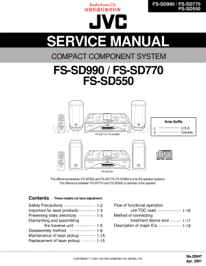 JVC-FSSD990-cs-sm 维修电路原理图.pdf