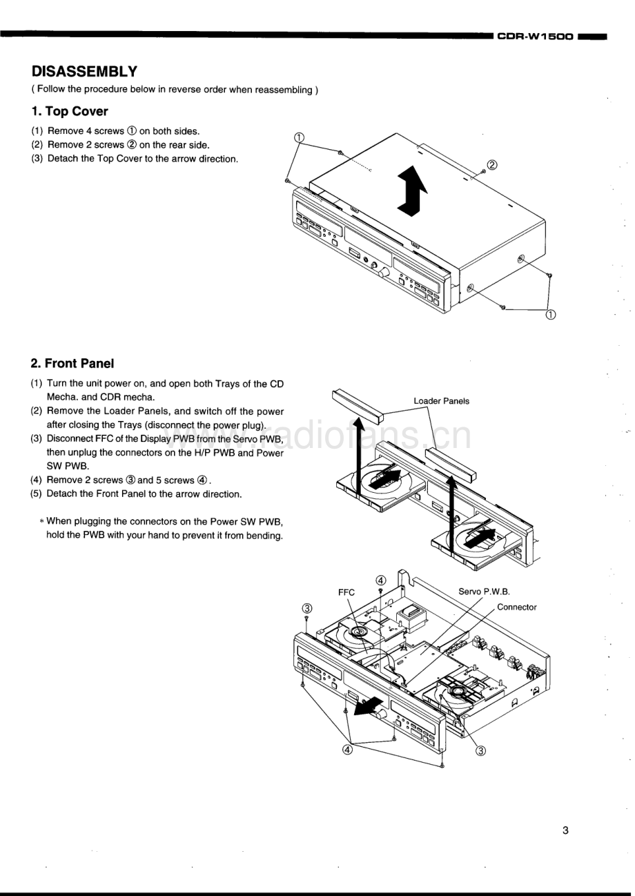 Denon-CDRW1500-cd-sm维修电路原理图.pdf_第3页