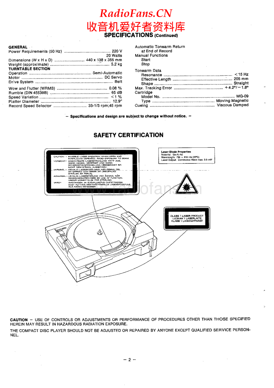 Fisher-DAC9025-cd-sm维修电路原理图.pdf_第2页