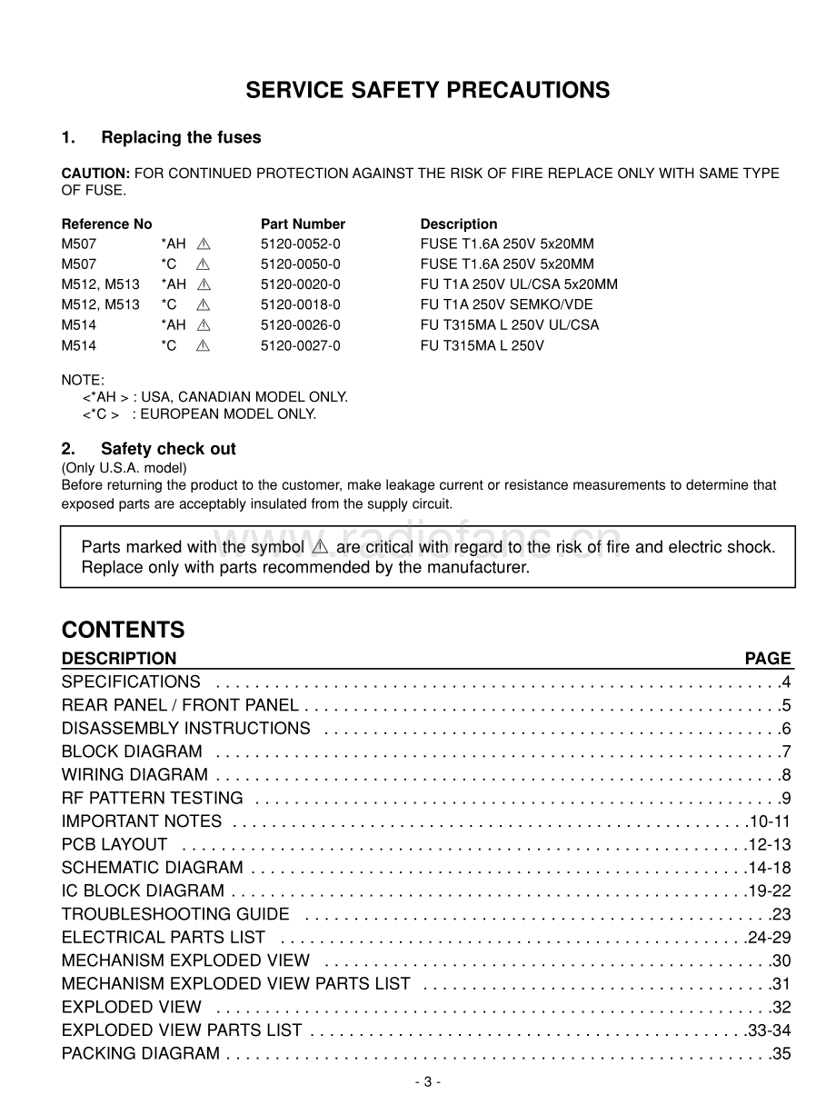 NAD-C542-cd-sm 维修电路原理图.pdf_第3页
