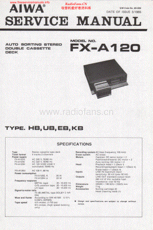 Aiwa-FXA120-tape-sm维修电路原理图.pdf