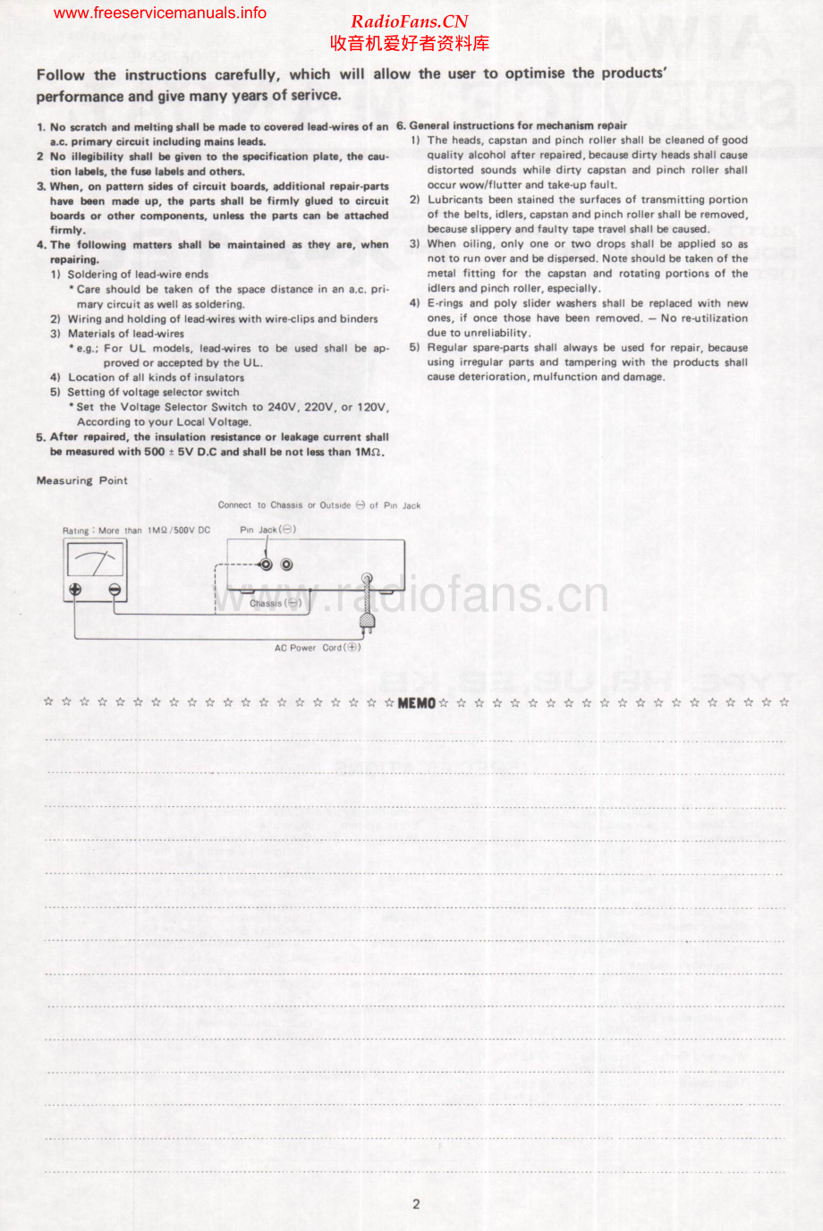 Aiwa-FXA120-tape-sm维修电路原理图.pdf_第2页