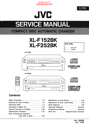 JVC-XLF252BK-cd-sm 维修电路原理图.pdf