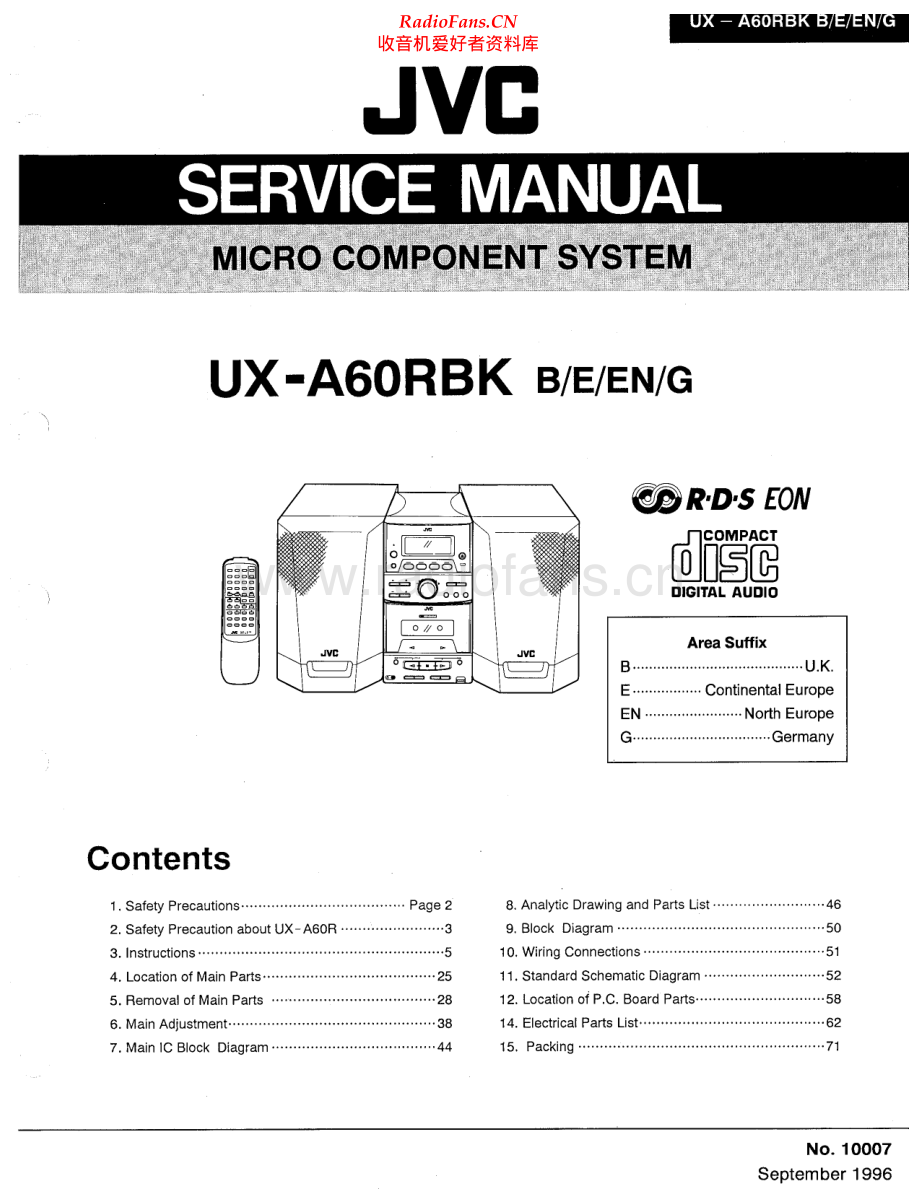 JVC-UXA60RBK-cs-sm 维修电路原理图.pdf_第1页