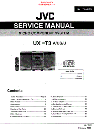 JVC-UXT3-cs-sm 维修电路原理图.pdf