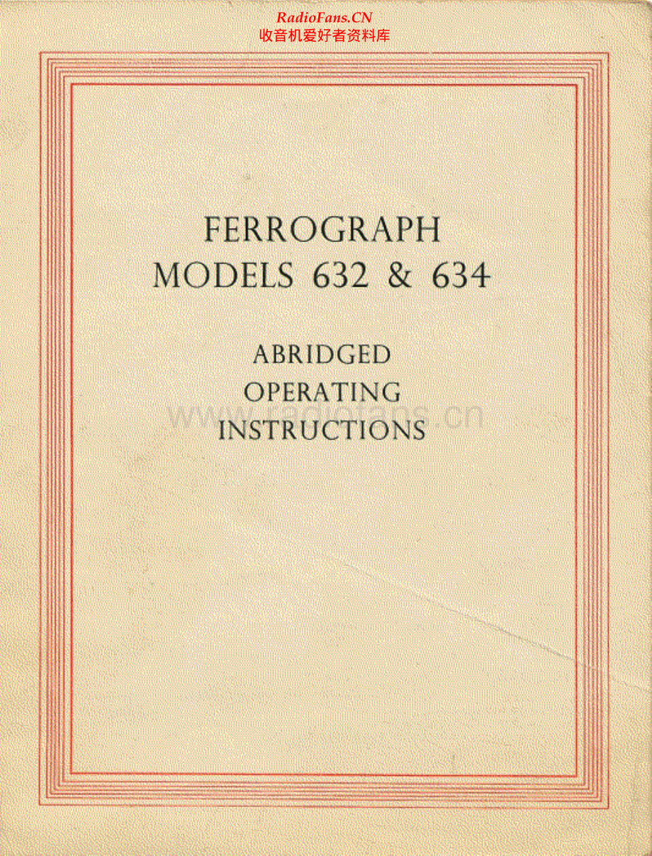 Ferguson-Ferrograph632-tape-sm1维修电路原理图.pdf_第1页