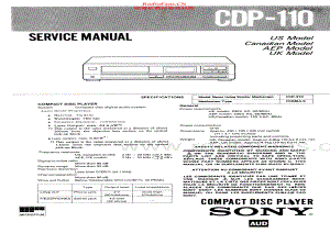 Sony-CDP110-cd-sm 维修电路原理图.pdf