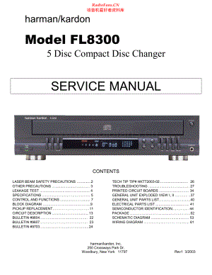 HarmanKardon-FL8300-cd-sm维修电路原理图.pdf
