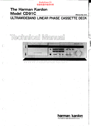 HarmanKardon-CD91C-tape-sm维修电路原理图.pdf