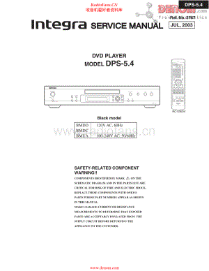 Integra-DPS5_4-cd-sm 维修电路原理图.pdf