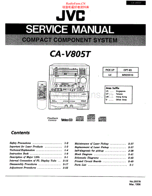 JVC-CAV805T-cs-sm 维修电路原理图.pdf