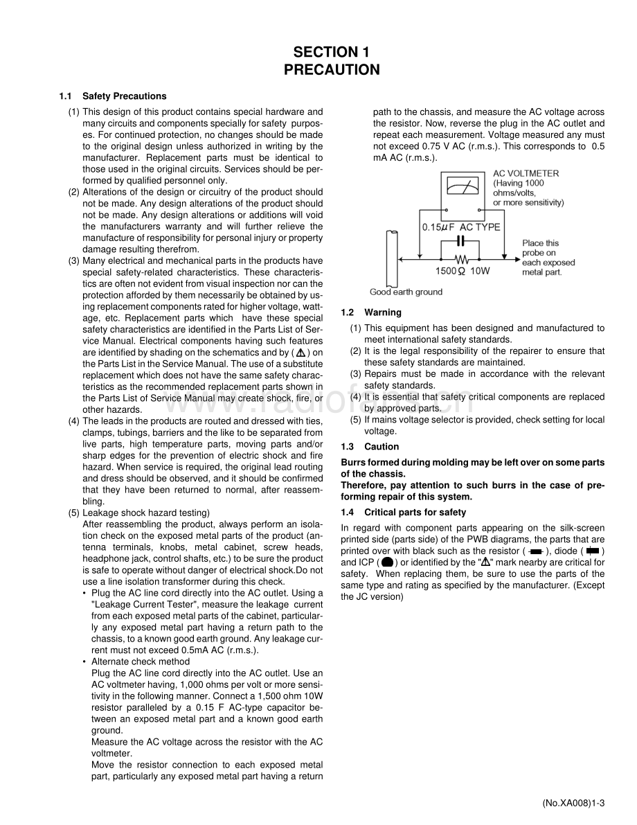 JVC-XVM5GSL-cs-sm 维修电路原理图.pdf_第3页