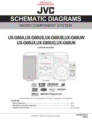 JVC-UXG60-cs-sm 维修电路原理图.pdf