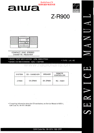 Aiwa-CXZR900-cs-sm维修电路原理图.pdf