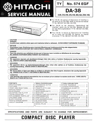 Hitachi-DA38-cd-sm 维修电路原理图.pdf