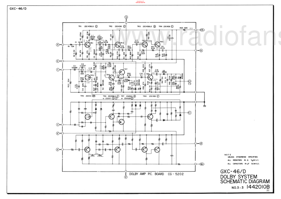 Akai-GXC46D-tape-sch维修电路原理图.pdf_第3页