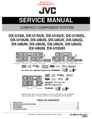 JVC-DXU8-cs-sm 维修电路原理图.pdf