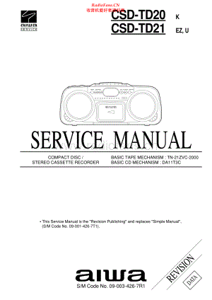 Aiwa-CSDTD21-cs-sm维修电路原理图.pdf