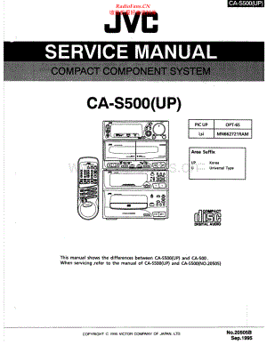 JVC-CAS500-cs-sm 维修电路原理图.pdf