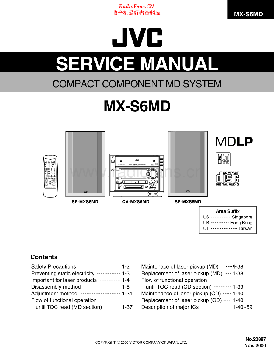 JVC-MXS6-cs-sm 维修电路原理图.pdf_第1页