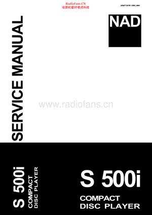 NAD-S500i-cd-ev 维修电路原理图.pdf