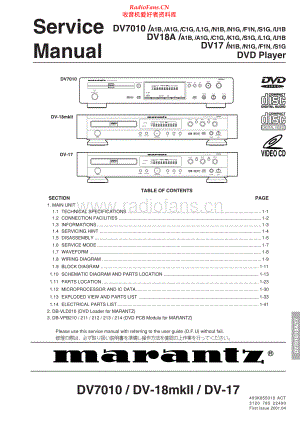 Marantz-DV7010-cd-sm 维修电路原理图.pdf