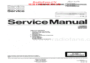 Marantz-CD80-cd-sm 维修电路原理图.pdf