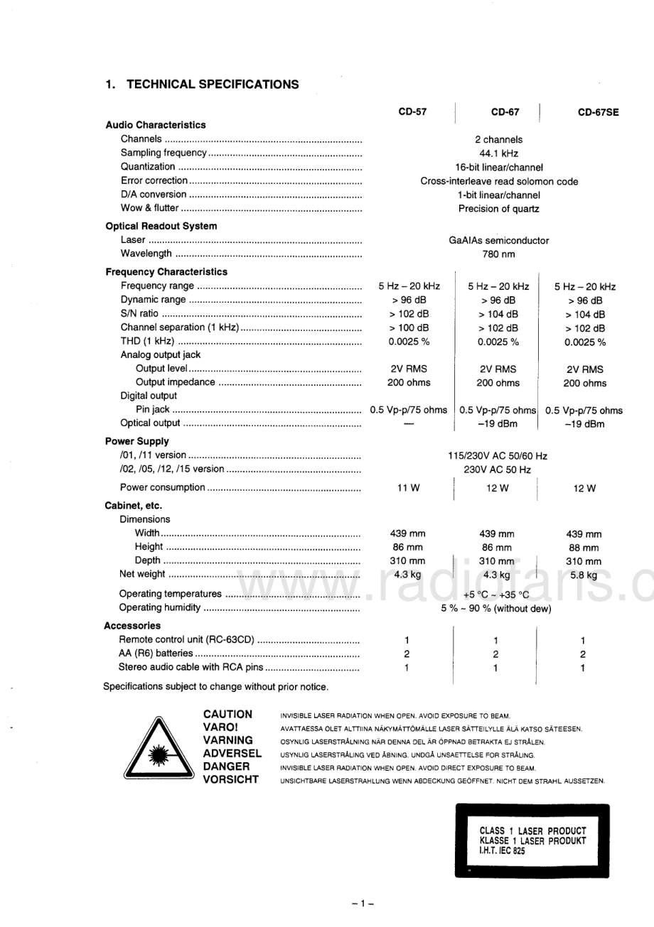 Marantz-CD67SE-cd-sm 维修电路原理图.pdf_第3页