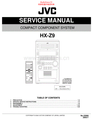 JVC-HXZ9-cs-sm 维修电路原理图.pdf