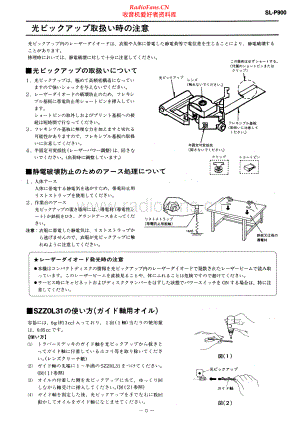 Technics-SLP900-cd-sm-jp 维修电路原理图.pdf