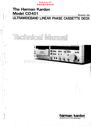 HarmanKardon-CD401-tape-sm维修电路原理图.pdf