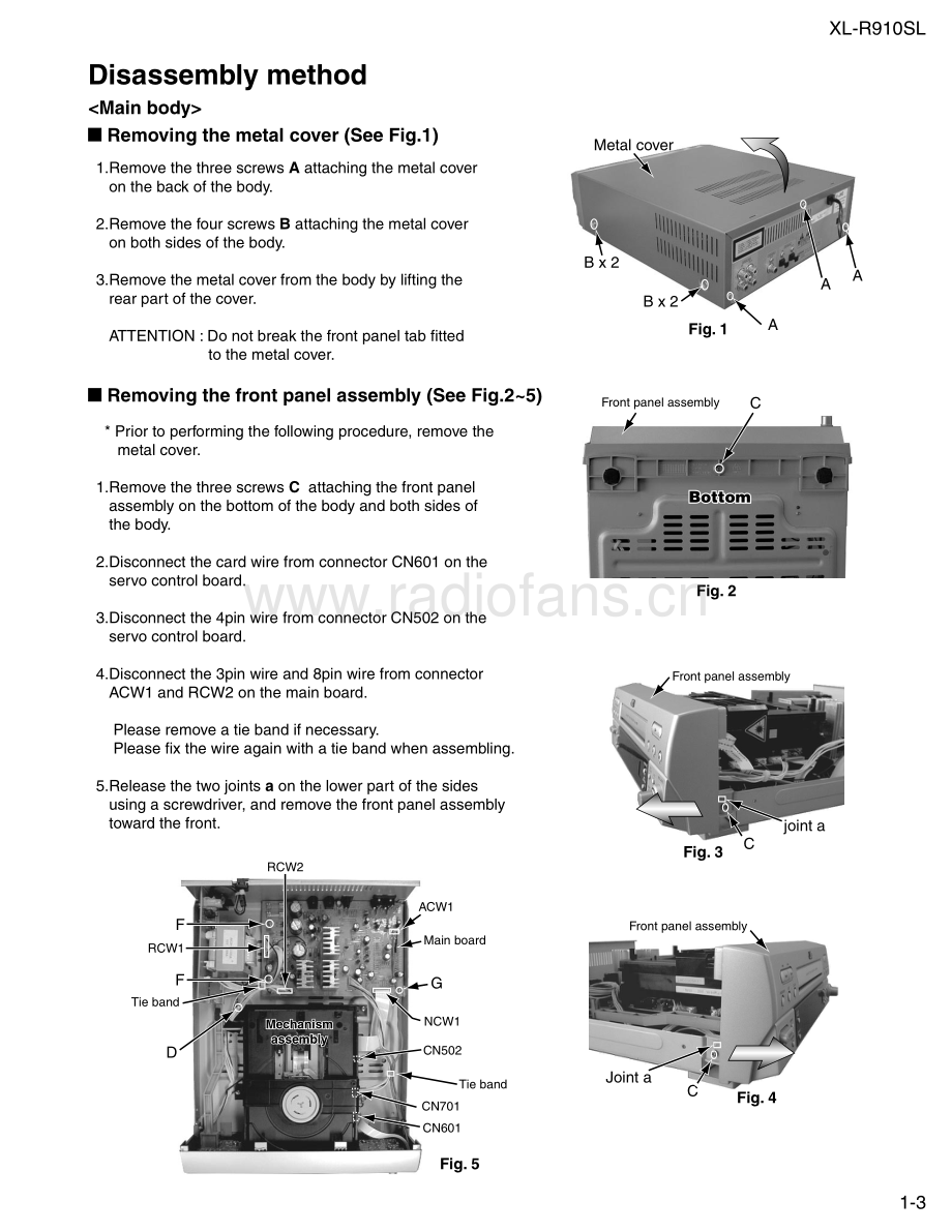 JVC-XLR910SL-cd-sm 维修电路原理图.pdf_第3页