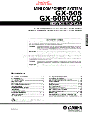Yamaha-GX505-cs-sm 维修电路原理图.pdf