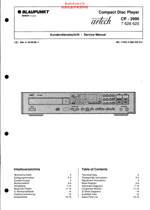 Blaupunkt-CP2990-cd-sm维修电路原理图.pdf