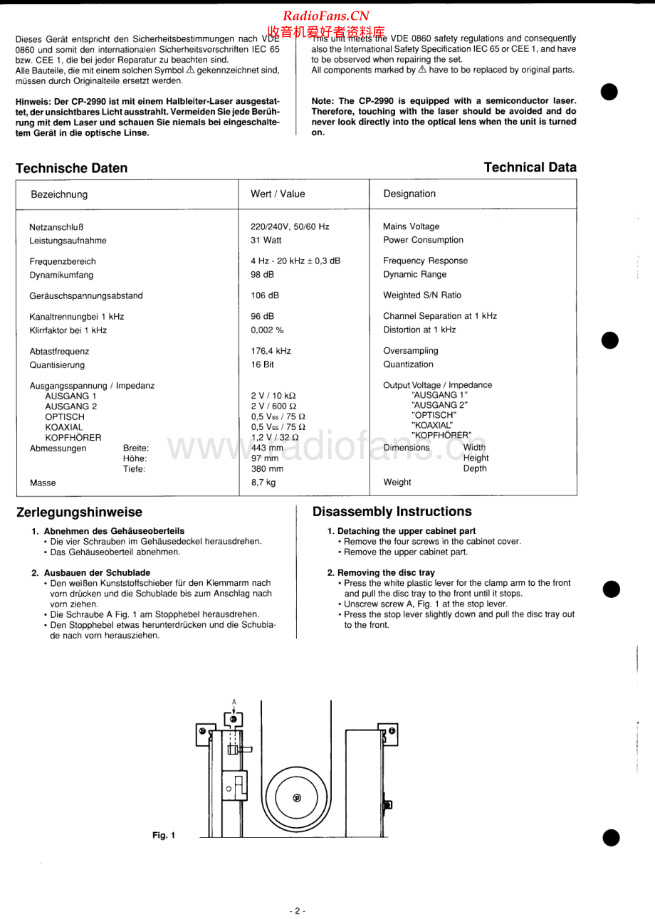 Blaupunkt-CP2990-cd-sm维修电路原理图.pdf_第2页