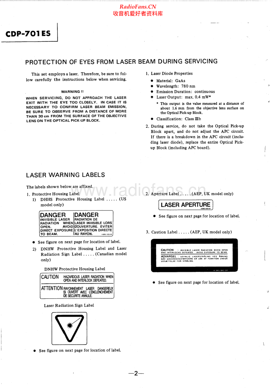 Sony-CDP701ES-cd-sm 维修电路原理图.pdf_第2页