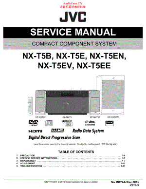 JVC-NXT5-cs-sm 维修电路原理图.pdf