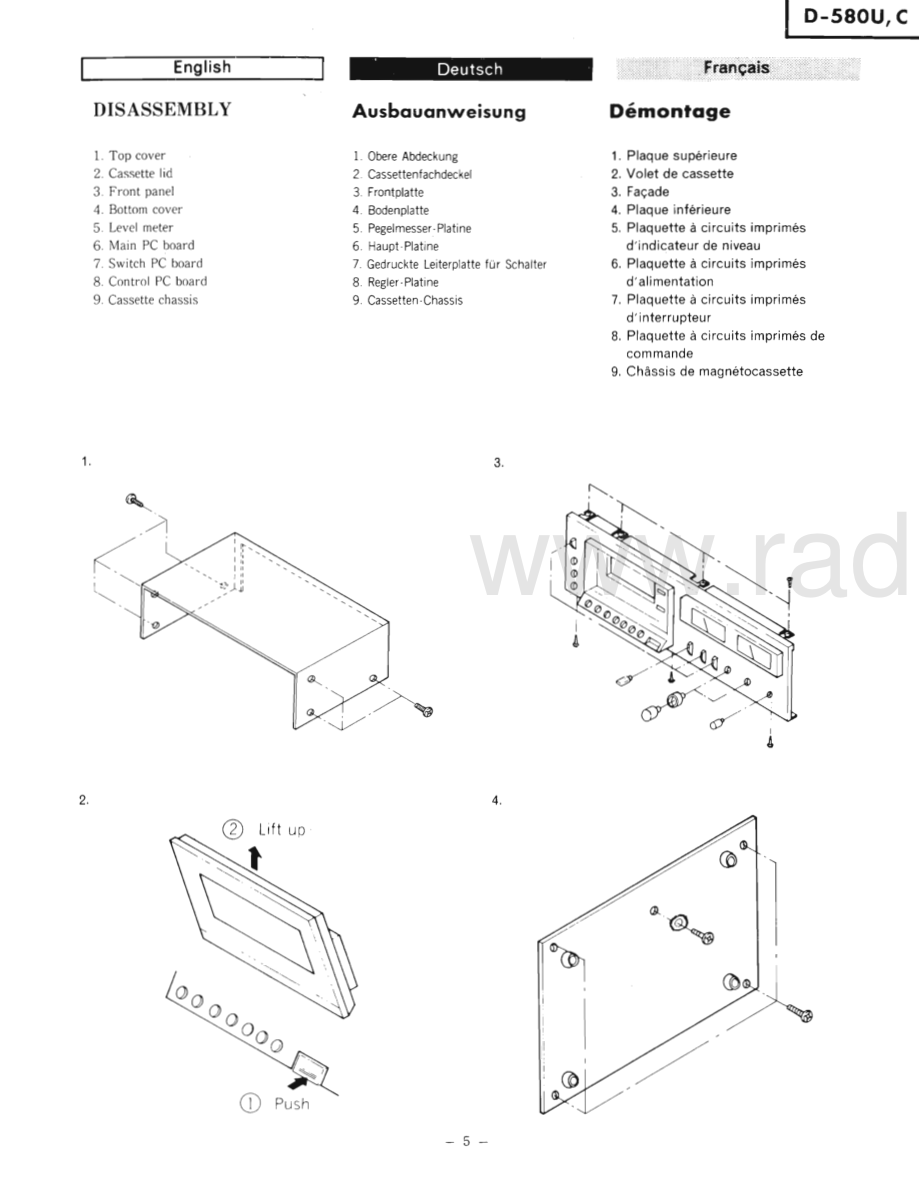 Hitachi-D580U-tape-sm 维修电路原理图.pdf_第3页