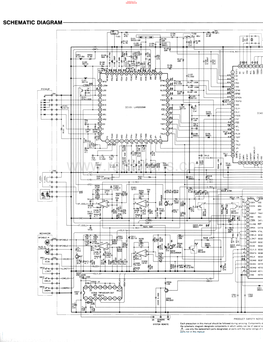 Fisher-AD829-cd-sch维修电路原理图.pdf_第2页