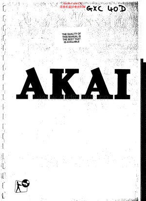 Akai-GXC40D-tape-sm维修电路原理图.pdf