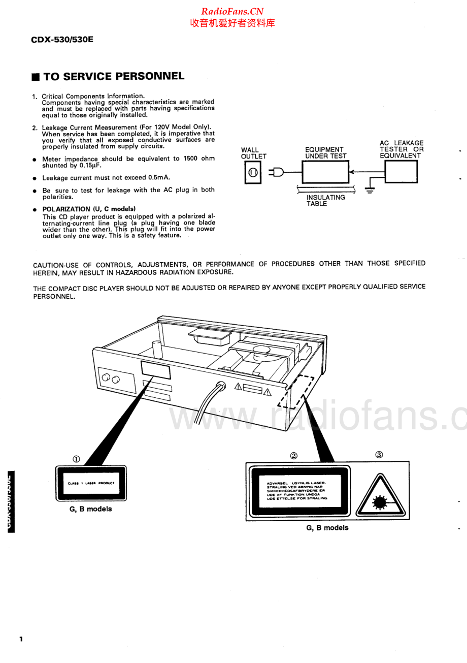 Yamaha-CDX530-cd-sm 维修电路原理图.pdf_第2页