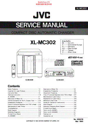 JVC-XLMC302-cd-sm 维修电路原理图.pdf
