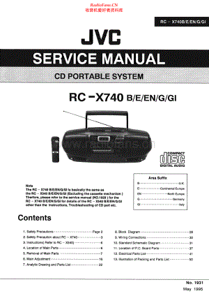 JVC-RCX740-cs-sch 维修电路原理图.pdf