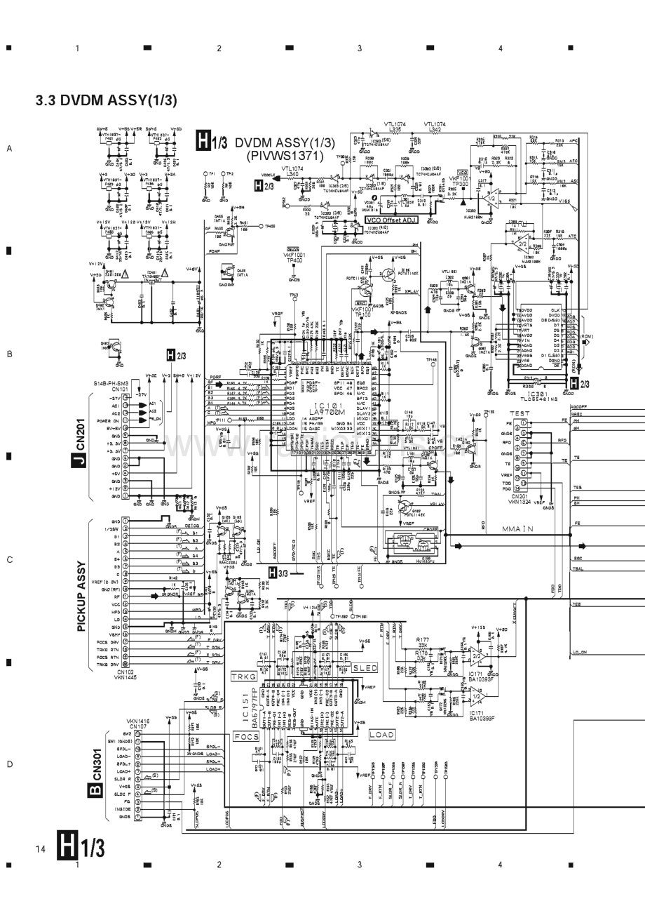 Hitachi-DVP2E-cd-sm 维修电路原理图.pdf_第3页