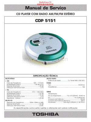 Toshiba-CDP5151-cd-sm-esp 维修电路原理图.pdf