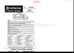 Hitachi-FX7-cs-sm 维修电路原理图.pdf
